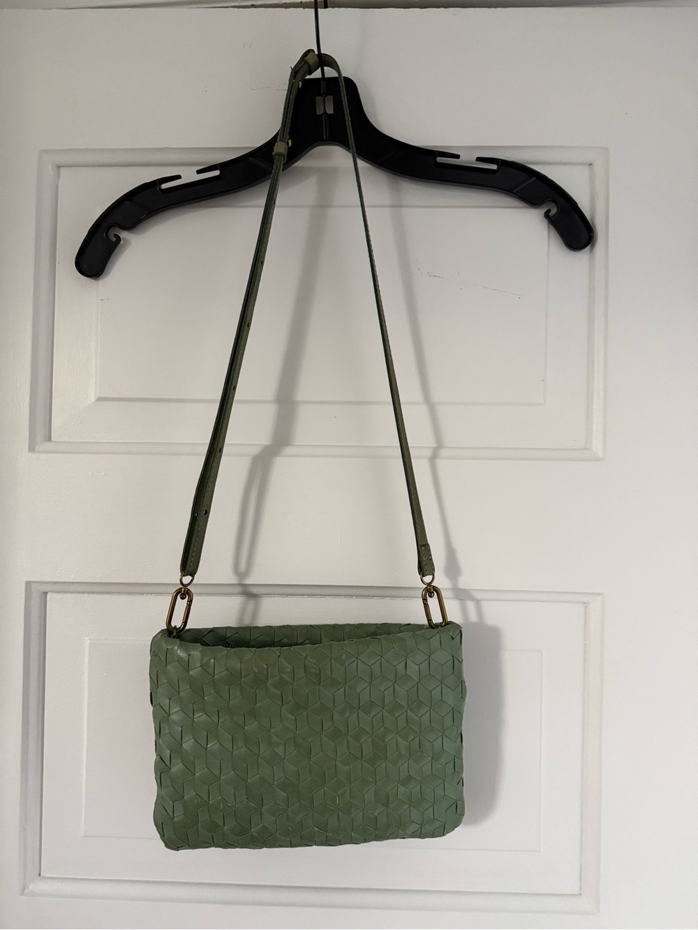 Madewell Olive Woven Shoulder Bag
